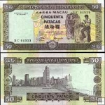 *50 Patacas Macao 1996, P67 UNC BNU