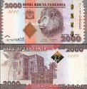 *2000 Šilingov Tanzánia 2020, P42c UNC