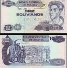 *10 Bolivianos Bolívie 1993, P210 UNC