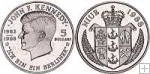 5 Dolárov Niue (1988 - J.F. Kennedy "Ich bin ein Berliner")