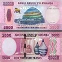 *5000 Frankov Rwanda 2024, P44 UNC