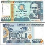 *10 000 Intis Peru 1988, P140 UNC