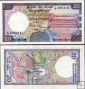 *20 Rupií Srí Lanka 1985, P93b UNC