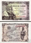 *1 Peseta Španielsko 1945, P128a AU