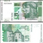 *5 Kuna Chorvátsko 2001, P37 UNC