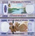 *2000 Frankov Rwanda 2024, P44 UNC