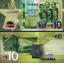 *10 Cedis Ghana 2019, P47a UNC