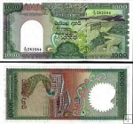 *1000 Rupií Srí Lanka 1987-90, P101 UNC