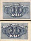 *10 Kapeikas Lotyšsko 1920, P10 UNC