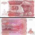 *50 Nouveaux Zaires Zair 1994, P59 UNC