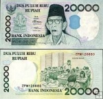 *20 000 Rupií Indonézia 1998-2004 P138 UNC