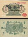 *1 Marka Nemecko 1914 P51 UNC, Darlehenskassenscheine