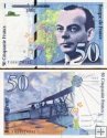 *50 Frankov Francúzsko 1994-99, P157A UNC Saint-Exupéry