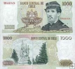 *1000 Pesos Chile 2001-9, P154 UNC