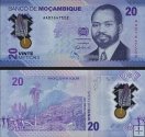 *20 Meticias Mozambik 2024, polymer P155a UNC