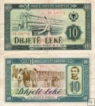 *10 Leke Albánsko 1964, P36 UNC