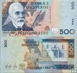 *500 Leke Albánsko 1996, P64 UNC