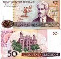 50 Cruzados Brazília 1986-88, P210 UNC