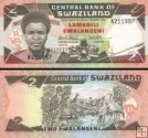 *2 Emalangeni Swaziland 1987, P13a UNC