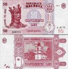 *50 Lei Moldavsko 2015, P24 UNC