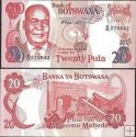 *20 Pula Botswana 1999, P21a UNC