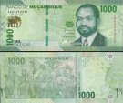 *1000 Meticias Mozambik 2024, polymer P160a UNC