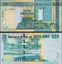 *50 Kwacha Malawi 2004, P49 UNC