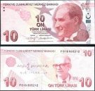 *10 lír Turecko 2022, P223f UNC