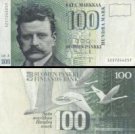 *100 Markka Fínsko 1986, P119 XF