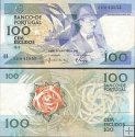 *100 Escudos Portugalsko 1988, P179 UNC