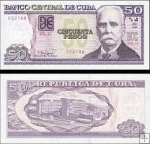 *50 Pesos Kuba 2002-2020, P123 UNC