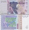 *10 000 Frankov Burkina Faso 2003-24, P318C UNC