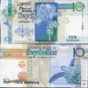 *10 Rupií Seychely 1998-2013, P36 UNC