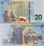 *20 Zlotych Polsko 2024 Varšavské povstání P198F UNC v obale