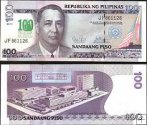 *100 Piso Filipíny 2011, prítlač De La Salle P212A UNC