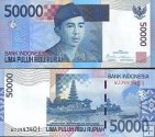 *50 000 Rupiah Indonézia 2005-2011, P145 UNC