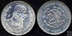 Strieborná minca 1 Peso Mexiko 1961 F, Morelos Pavon