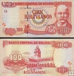 *100 Bolivianos Bolívia 2001-16, P2341 UNC