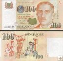 *100 Dolárov Singapúr 2009-2023, P50 UNC