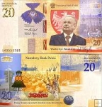 *20 Zlotych Poľsko 2021 Lech Kaczynski P195F UNC v obale