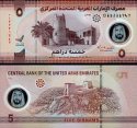 *5 Dirhamov Spojené arabské emiráty 2022-24 P36 polymer UNC