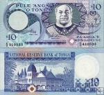 *10 Pa`anga Tonga 1995, P34a UNC