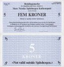 *5 Kroner Špicbergy SN35 UNC