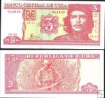 *3 Pesos Kuba 2004-6, Che Guevara P127 UNC