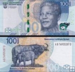 *100 Randov Južná Afrika 2023, Mandela P151a UNC