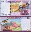 *50 Bolivianos Bolívia 2018, P250a UNC