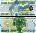 *10 000 leones Sierra Leone 2004 P29a UNC