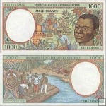 *1000 Frankov Kamerun (Central African States) 1994