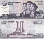 *50 Wonů Severní Korea 2012, pamětní vydání CS11 UNC