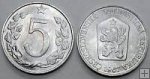 *Päťhalier - 5 h Československo 1967 UNC, KM 52